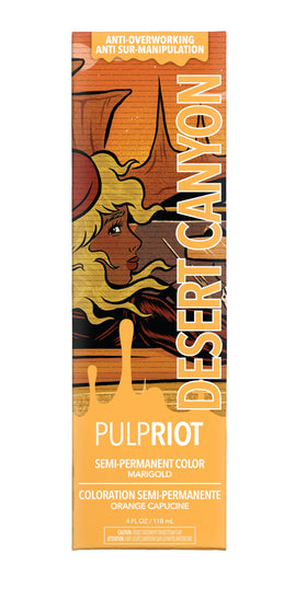 Pulp Riot Couleur de Cheveux Semi-Permanente Marigold 4 oz vue avant