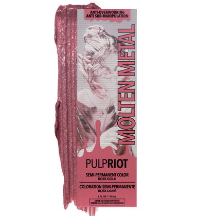 Pulp Riot Couleur de Cheveux Semi-Permanente Rose Gold 113g vue avant