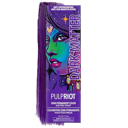 Pulp Riot Dark Matter coloration cheveux semi-permanente 4 oz vue avant