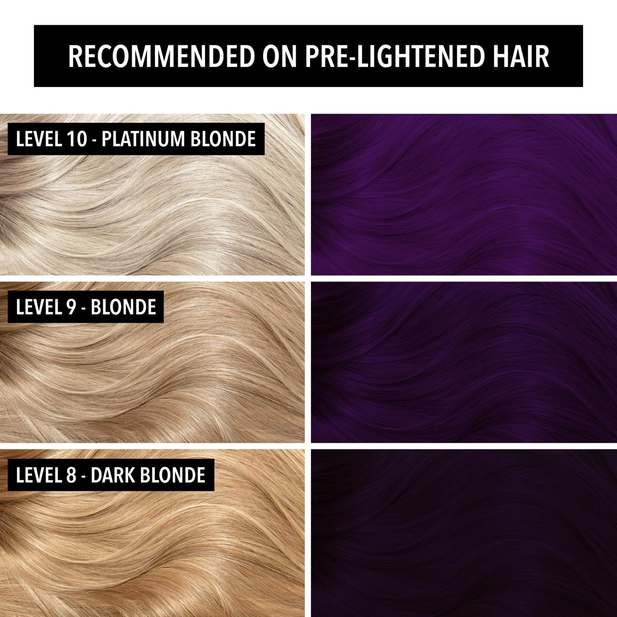 Pulp Riot Dark Matter tube de coloration Electric Violet