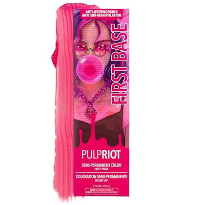 Pulp Riot First Base Hot Pink 4 oz tube face avant