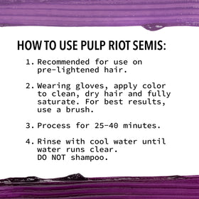 Pulp Riot Jam violet avec ingrédients listés