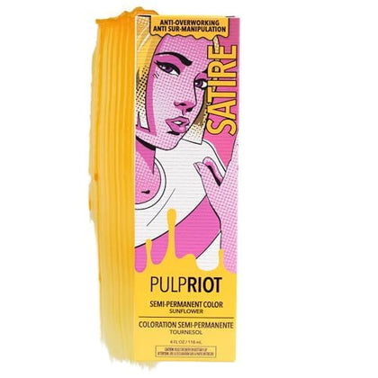 Pulp Riot Satire coloration semi-permanente Jaune Tournesol tube 118 ml