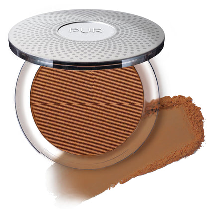 PÜR Fond de Teint Poudre Minérale Pressée 4-en-1 Cannelle avant