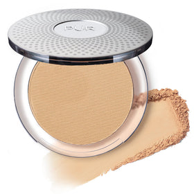 PÜR MINERALS Fond de Teint Minéral Pressé 4-en-1, couleur Bisque, vue de face