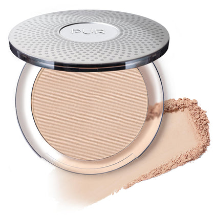 PÜR MINERALS Fond de Teint Minéral Pressé 4-en-1 vue de face