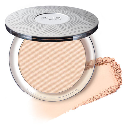 PÜR MINERALS Fond de Teint Poudré 4-en-1 en couleur Porcelaine