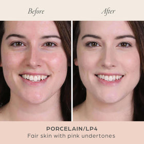 PÜR MINERALS Fond de Teint Poudré 4-en-1 en gros plan sur la texture