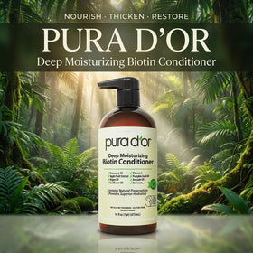 PURA D'OR Après-Shampooing Hydratant avec ingrédients naturels