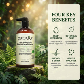 PURA D'OR Après-Shampooing Hydratant packaging sur fond blanc