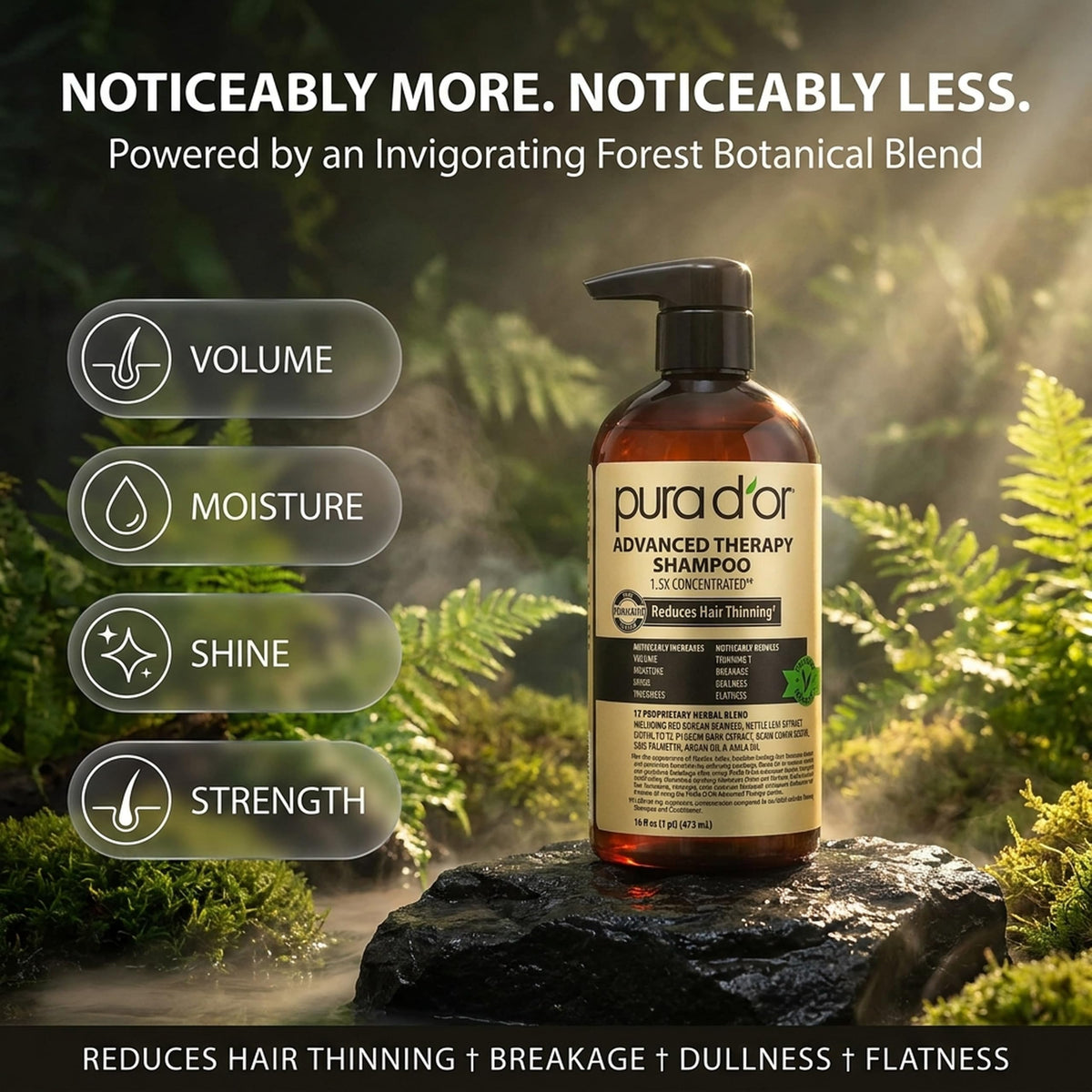 PURA D'OR Shampoo 3-en-1 texture du produit