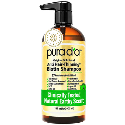 PURA D'OR Shampoo Biotin Anti-Chute 560g vue avant