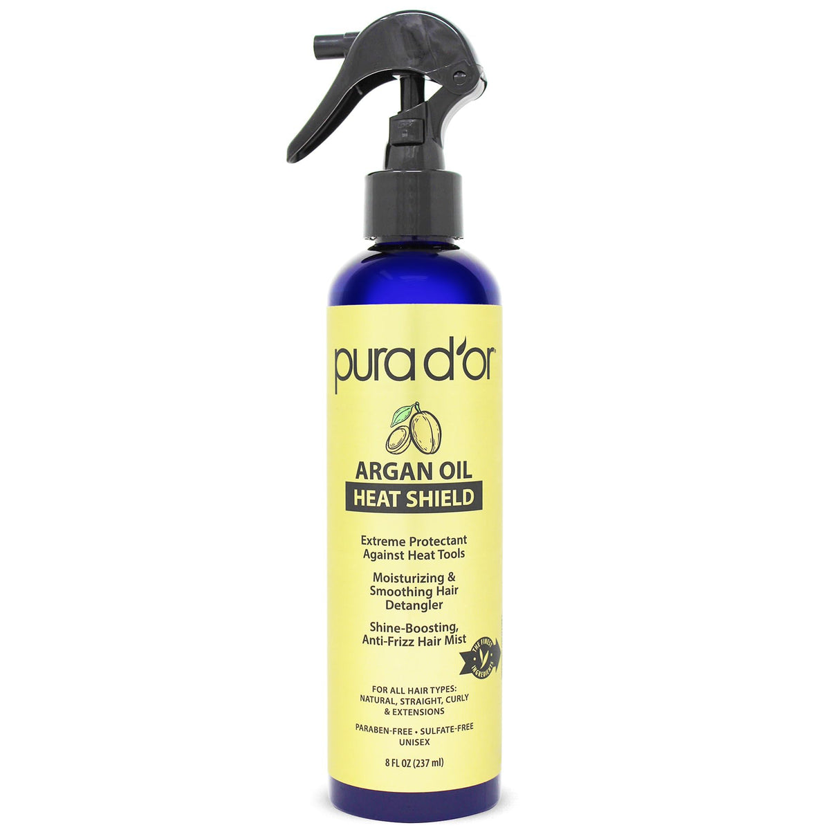 PURA D'OR Spray Protecteur Thermique à l'Huile d'Argan vue de face