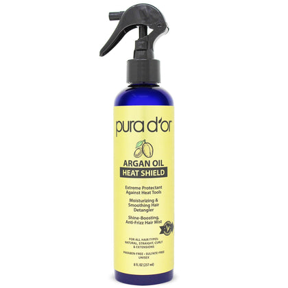 PURA D'OR Spray Protecteur Thermique à l'Huile d'Argan vue de face