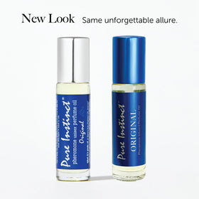 Pure Instinct Roll-On parfum unisexe en voyage, prêt pour TSA