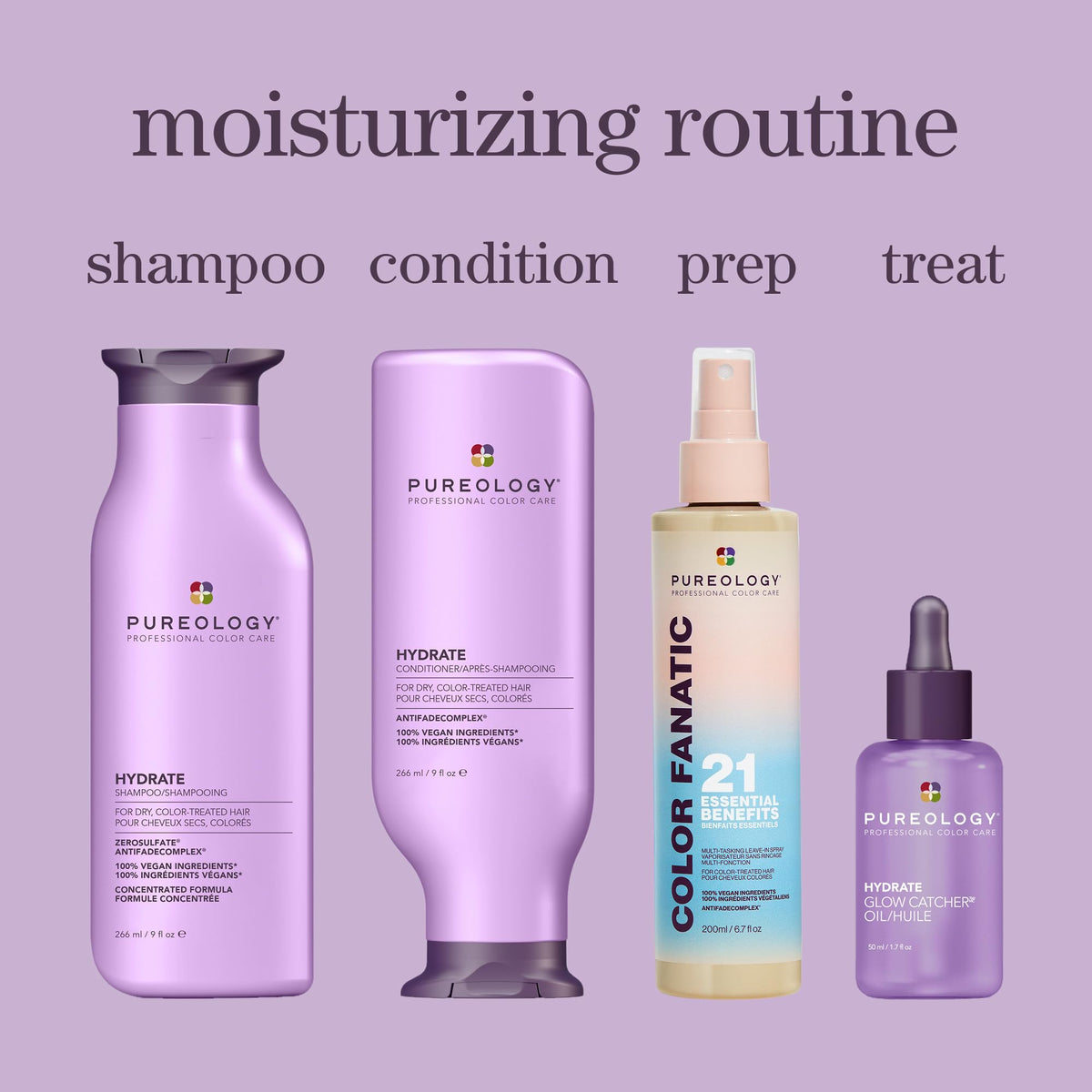 Pureology Hydrate Conditioner 1000ml en utilisation sur cheveux