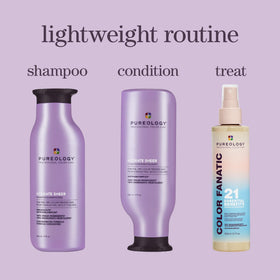 Pureology Hydrate Sheer Shampoo et son conditionneur associé