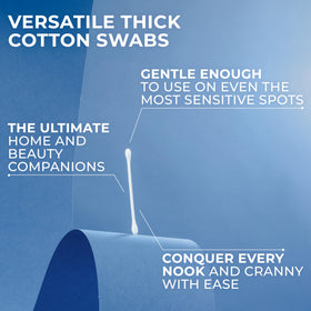 Q-tips Coton Tiges, dimensions de l'emballage 22,5 × 8,8 × 5,7 cm