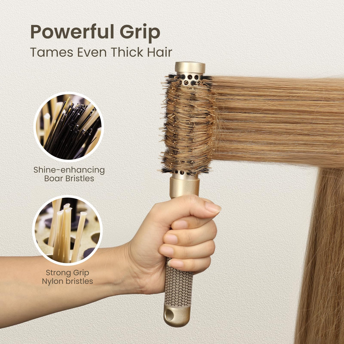 Quatre clips de sectionnement inclus avec la brosse AIMIKE