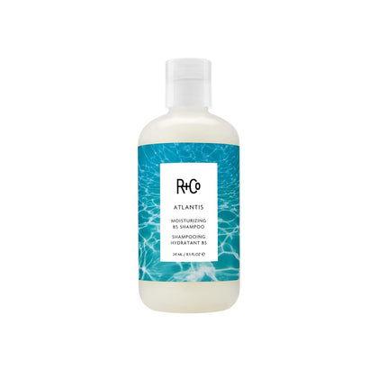 R+Co Atlantis Shampoo Hydratant B5 251 ml en bouteille vue de face
