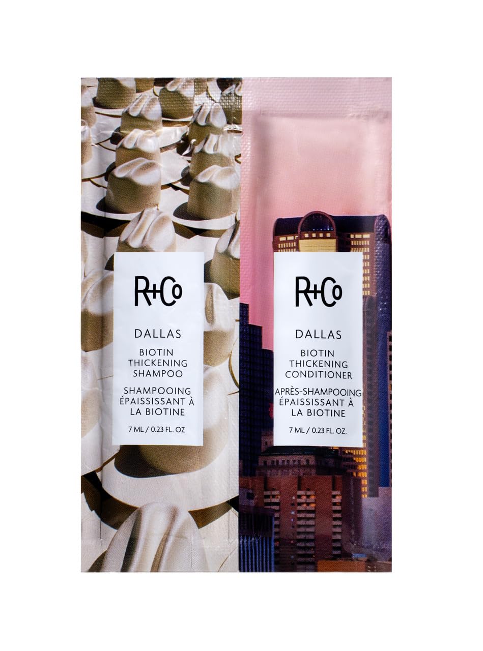 R+Co Dallas Shampoo et Après-Shampooing pack 14 ml vue avant