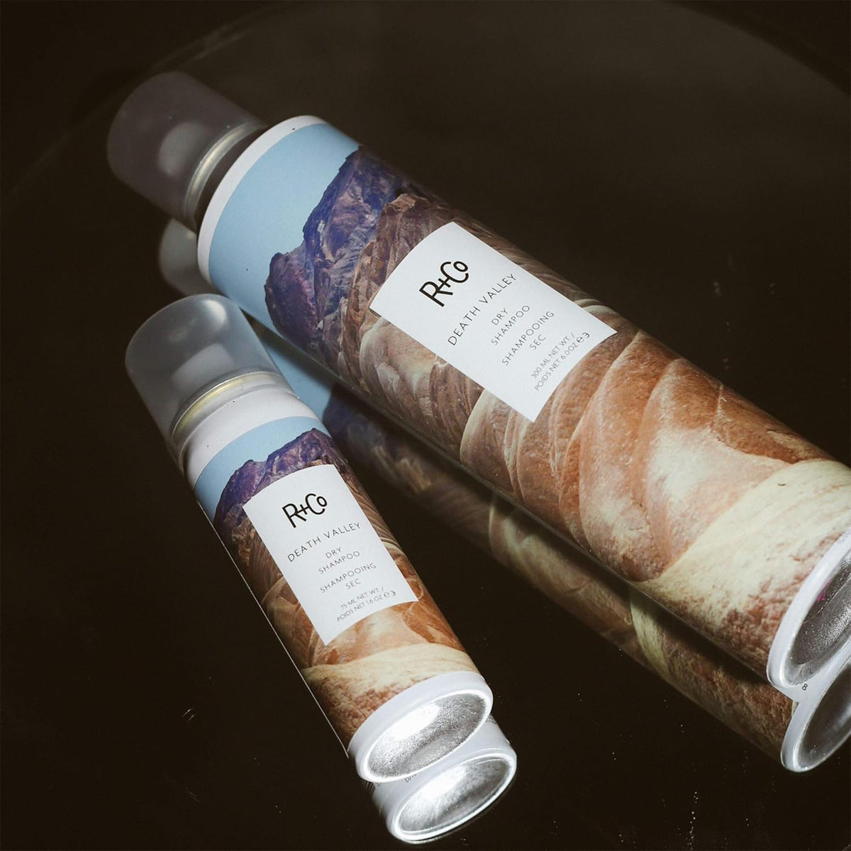 R+Co Death Valley Shampoo Sec 231g avec ingrédients naturels