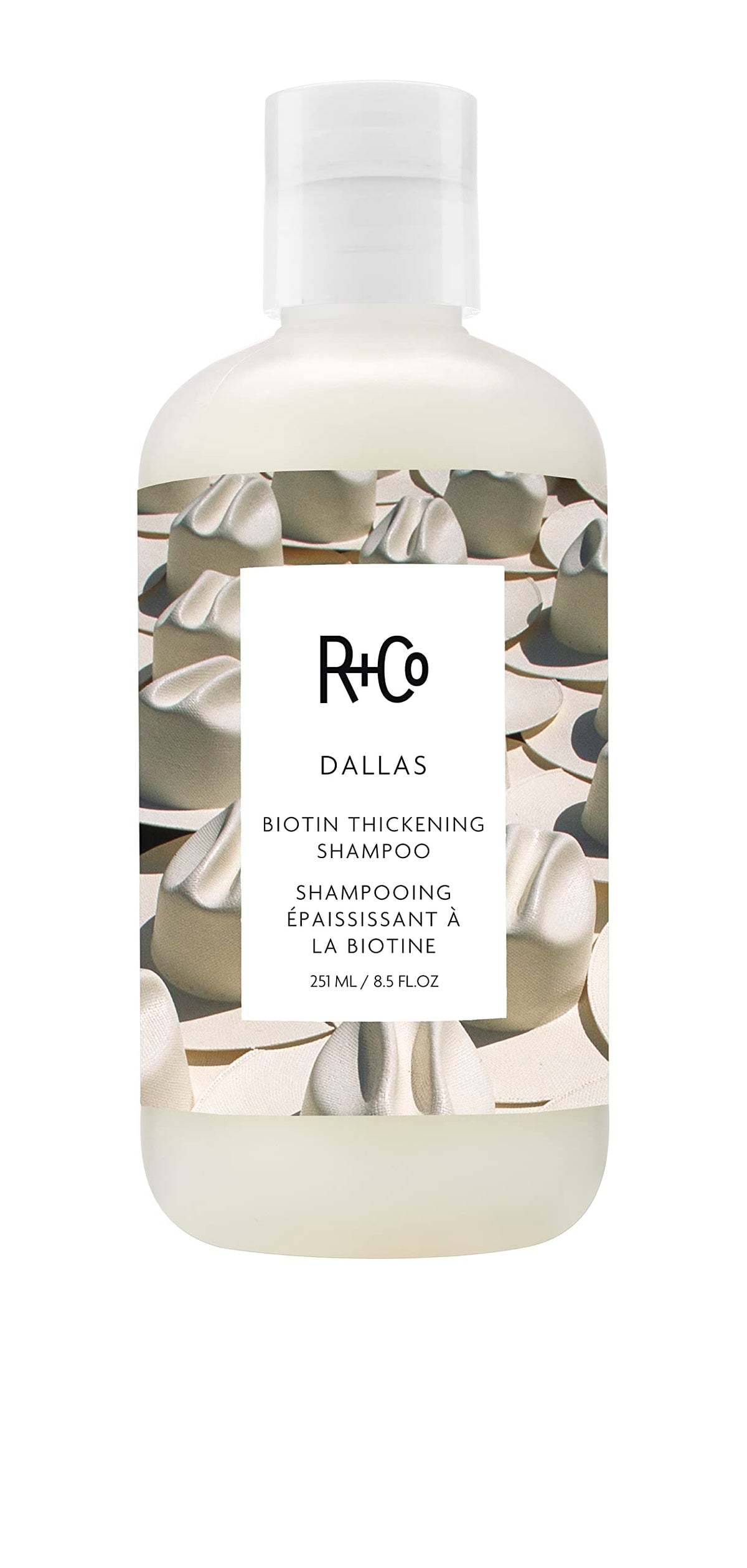 R+Co Shampoo Épaississant Dallas 290g vue avant avec packaging