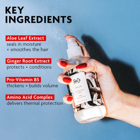 R+Co Spray Épaississant Dallas et ses ingrédients naturels