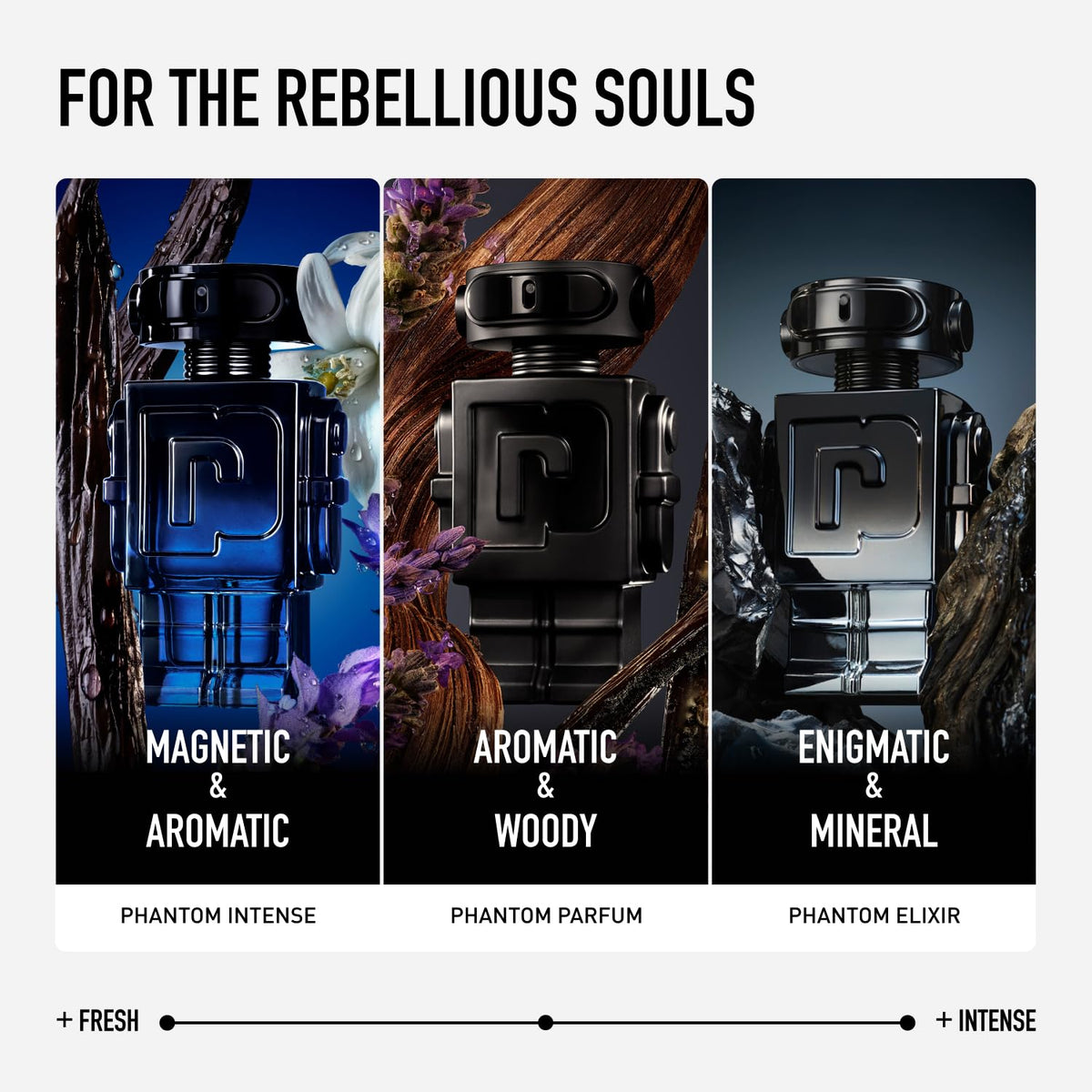 Rabanne Phantom parfum pour homme, présentation élégante