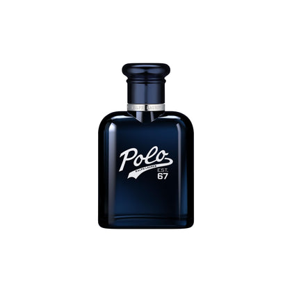 RALPH LAUREN Polo 67 Eau de Toilette 75 ml vue avant avec capuchon bleu