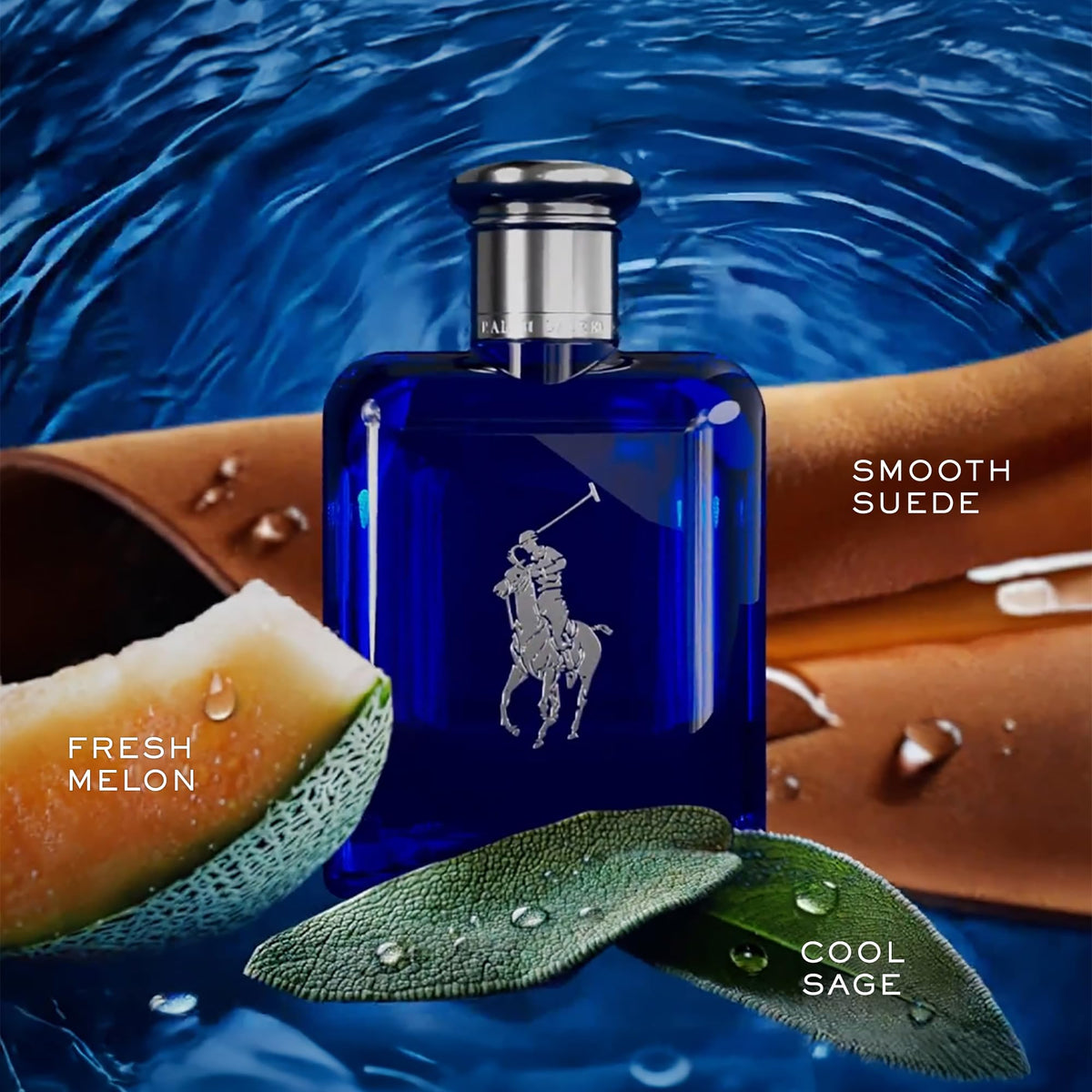 RALPH LAUREN Polo Blue Eau de Toilette flacon arrière vue