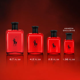 Ralph Lauren Polo Red Eau de Toilette sur fond élégant