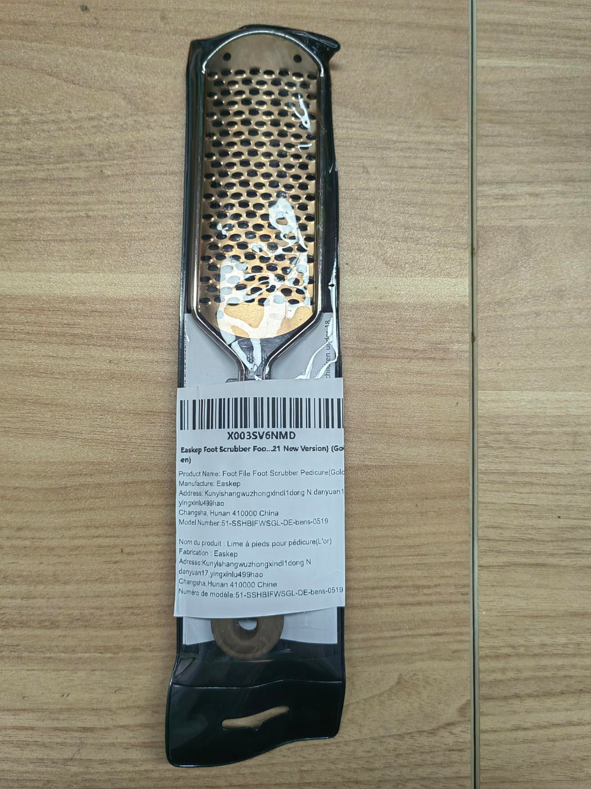 Râpe à pieds Easkep dans une trousse de beauté