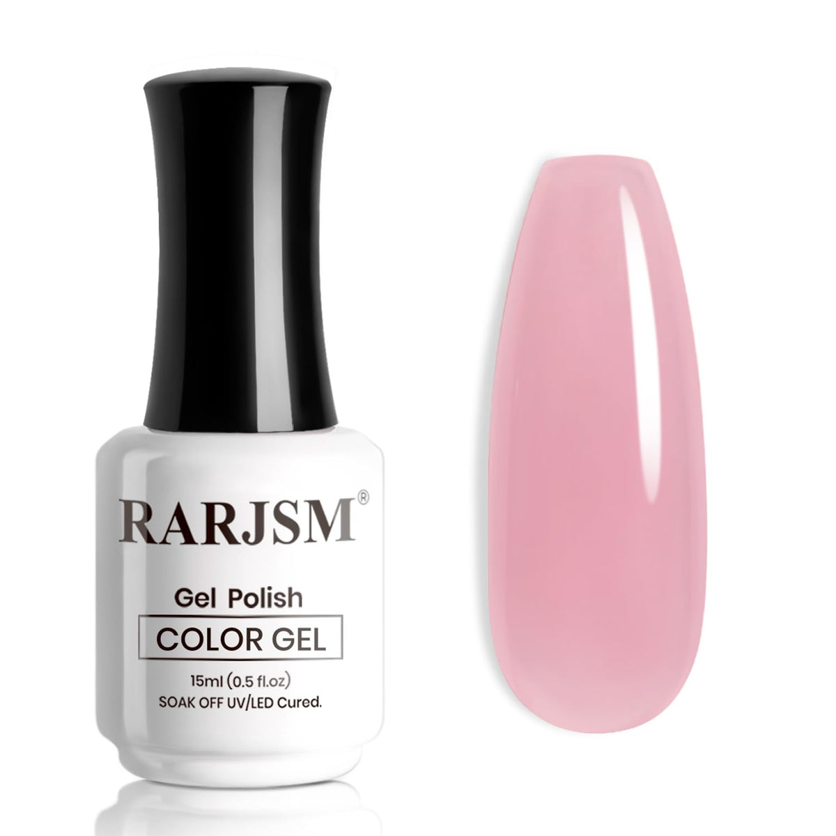 RARJSM vernis gel nude berry pink 15ml, bouteille vue de face