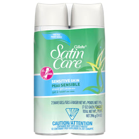 Rasage avec gel à raser Gillette Venus Satin Care