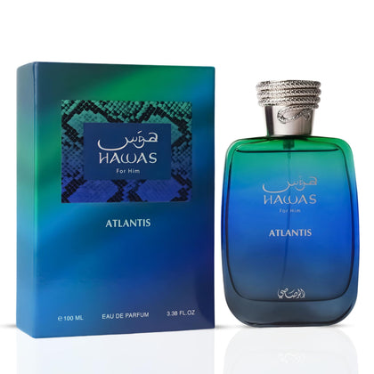 RASASI Hawas Atlantis Eau de Parfum 100ml flacon avant
