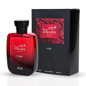 RASASI Hawas Fire Eau De Parfum 100ML en situation de lifestyle