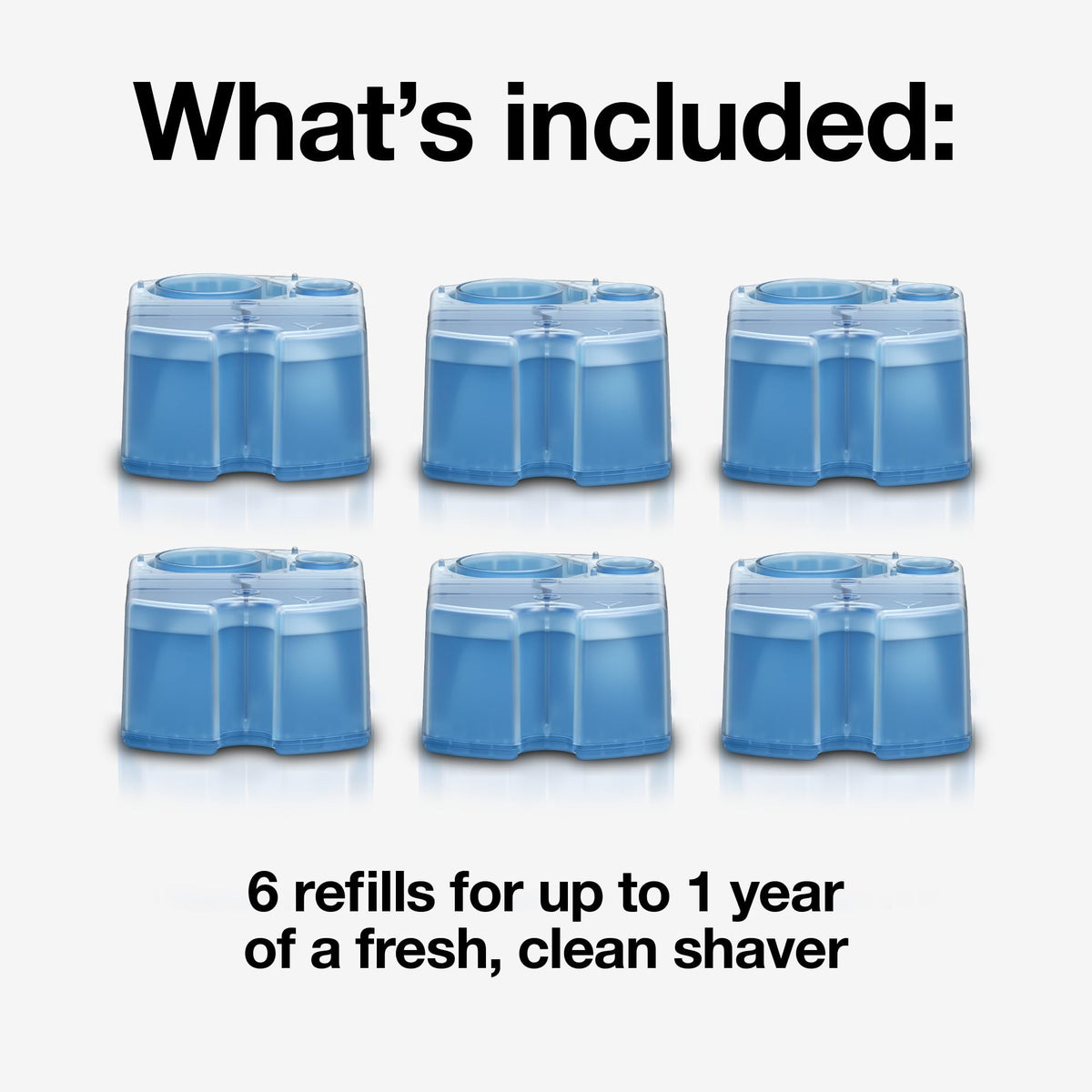 Rasoir Braun avec cartouche Clean & Renew installée