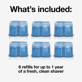 Rasoir Braun avec cartouche Clean & Renew installée