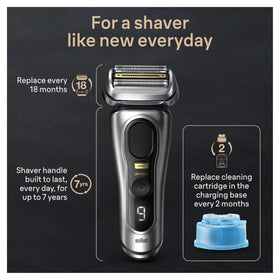 Rasoir Braun Series 9 PRO+ avec affichage de charge