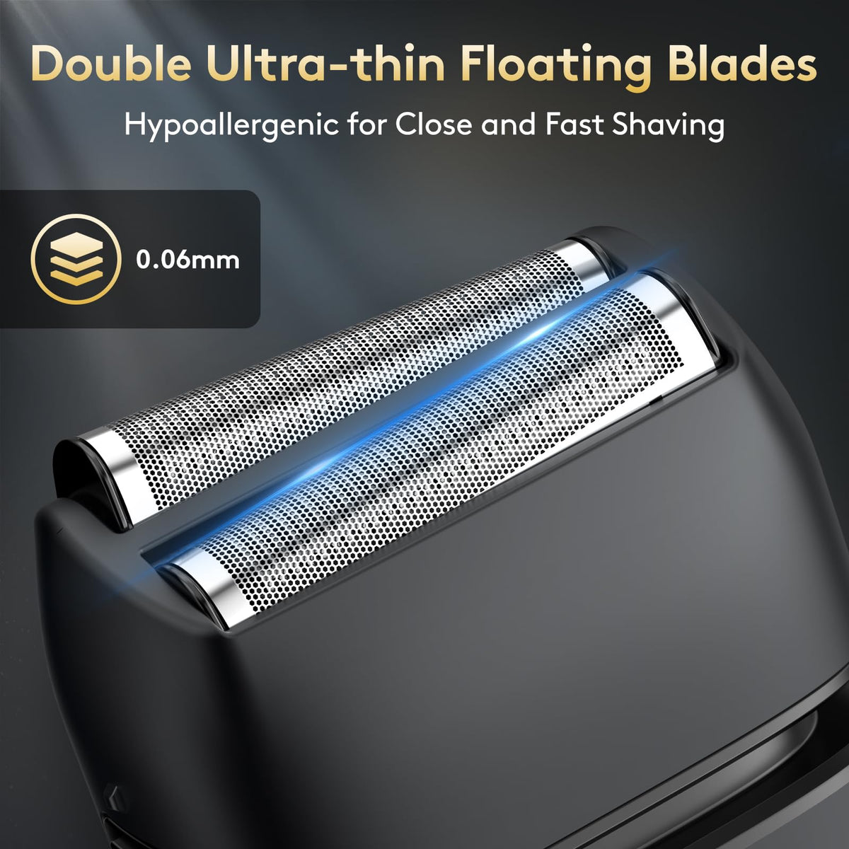 Rasoir Brightup en mode de rasage humide sous l'eau