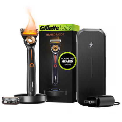 Rasoir chauffant Gillette avec barre chauffante en acier inoxydable