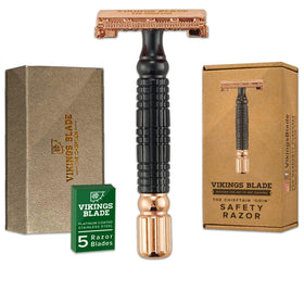 Rasoir de sécurité Vikings Blade double lame avec étui luxe