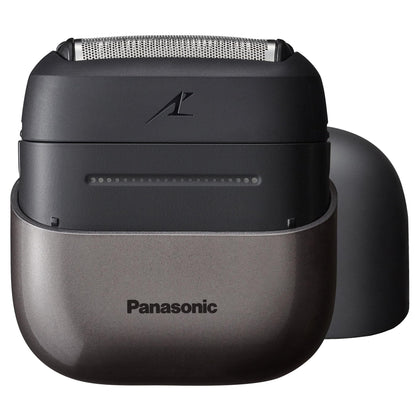 Rasoir de voyage Panasonic ES-CM3A vue avant avec lames en acier inoxydable