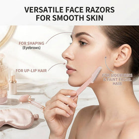 Rasoir dermaplane CICINUJOY en utilisation sur le visage