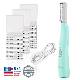 Rasoir dermaplane SIMA avec câble de recharge USB