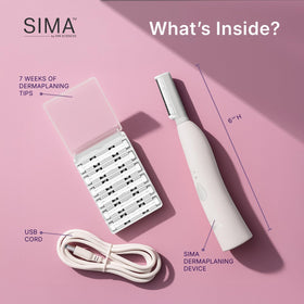 Rasoir dermaplane SPA SCIENCES SIMA en vue latérale