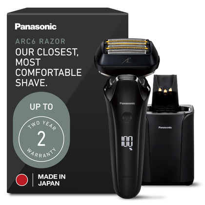 Rasoir électrique Panasonic ARC6 vue de face avec six lames