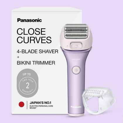 Rasoir électrique Panasonic pour femme modèle violet avec lames flottantes
