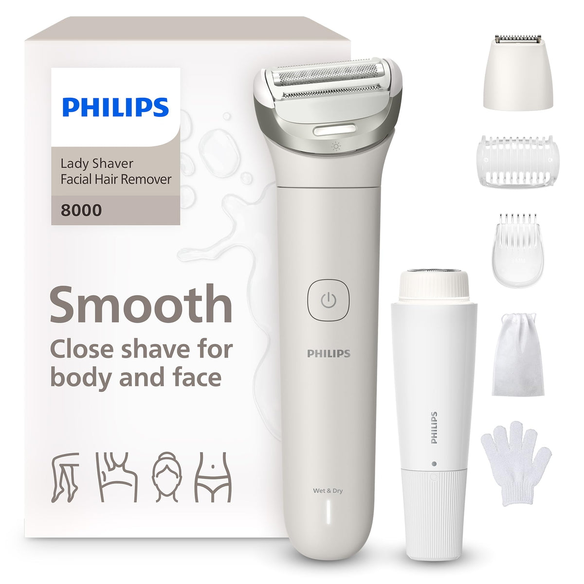 Rasoir électrique PHILIPS Série 8000 vue de face